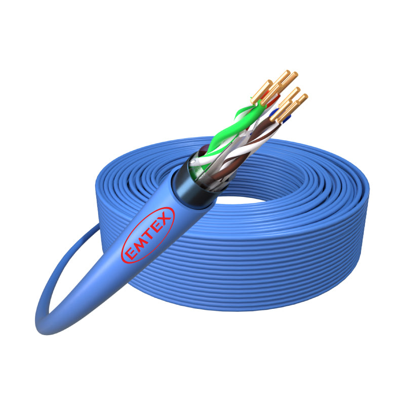 Cablu Ftp CAT6 Cupru 23AWG 305M Emtex