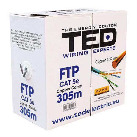 Cablu Ftp Cat 5e Cupru 305m Ted