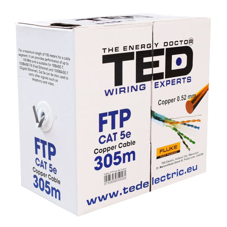 Cablu Ftp Cat 5e Cupru 305m Ted