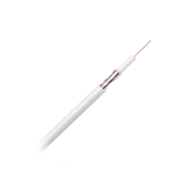 Cablu Coaxial cu Alb 200m Rg 59u