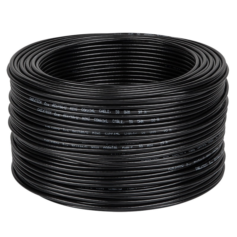 Cablu Coaxial 50 Ohm Negru 100m Rg 174
