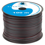 Cablu Difuzor Cca 2x0.16mm Negru 100m Kab 0350