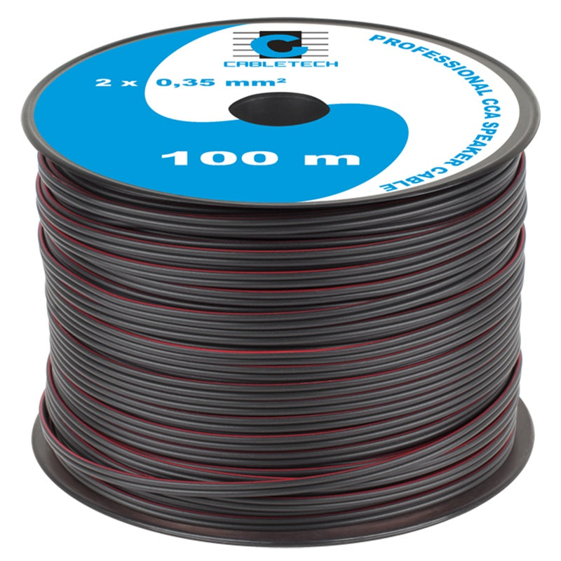 Cablu Difuzor Cca 2x0.35mm Negru 100m Kab 0363