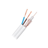Cablu Coaxial 75 cu+cu+2x0.5mm 100m Kab 0546