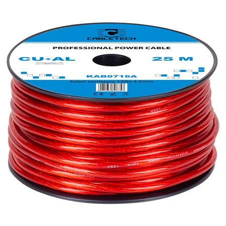 Cablu Putere cu- (4.5mm 3.31mm2) 25m R al 12ga