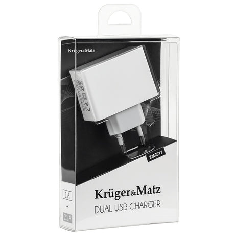 Incarcator Retea Dual USB 2.1A Kruger&Matz