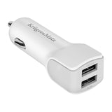 Incarcator Auto USB Dual 2.1A si 1A K&M