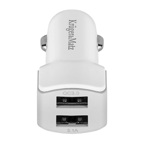 Incarcator Auto USB Dual 2.1A si 1A K&M