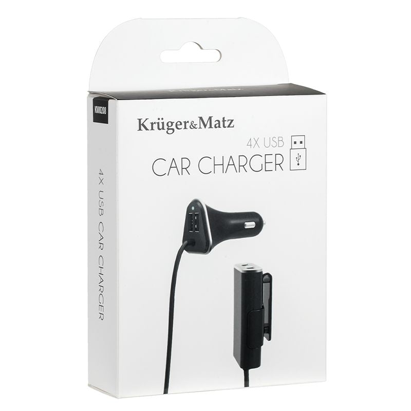 Incarcator Auto 2+2 USB 5.2A Kruger&Matz