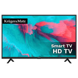 TV HD Smart 32 H265 Hevc & Kruger Inch 81CM cu Internet WiFi, USB, Telecomanda si Sunet Stereo