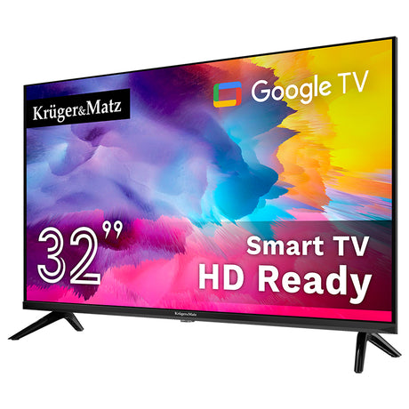 Google Smart TV 5.0 32 Inch 81CM H265 Hevc Kruger&Matz