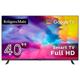 Google Smart TV 5.0 40 H265 Hevc Kruger Inch 101CM cu Internet WiFi, USB, Telecomanda si Sunet Stereo