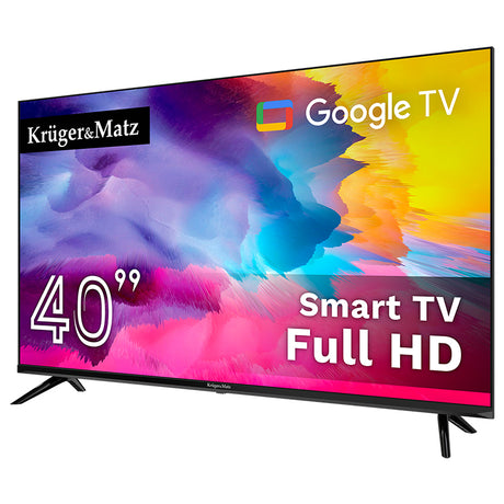 Google Smart TV 5.0 40 Inch 101CM H265 Hevc Kruger&Matz