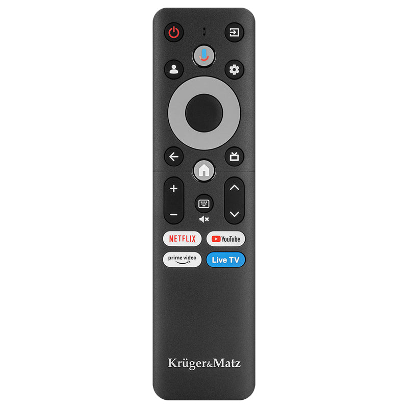Google Smart TV 5.0 40 H265 Hevc Kruger Inch 101CM cu Internet WiFi, USB, Telecomanda si Sunet Stereo