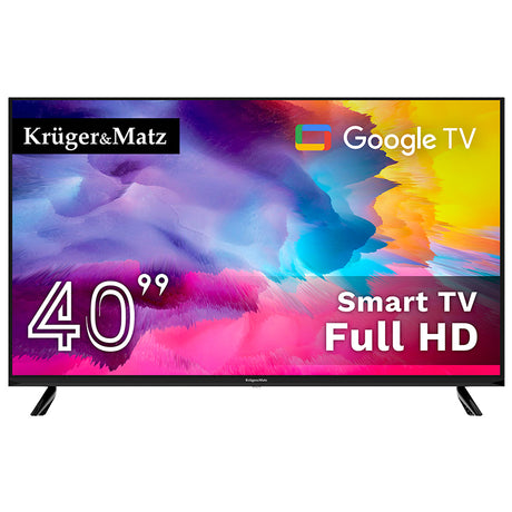 Google Smart Inch H265 Hevc & Kruger TV 40 cu Internet WiFi, USB, Telecomanda si Sunet Stereo
