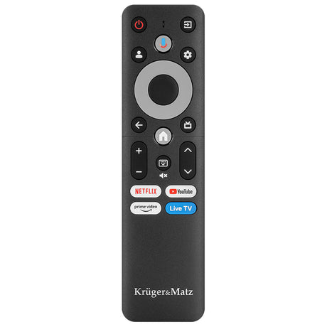 Google Smart TV 5.0 43 H265 Kruger Inch 108CM cu Internet WiFi, USB, Telecomanda si Sunet Stereo