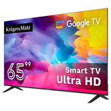 Google Smart TV 5.0 65 Ultrahd 4K Kruger Inch 163CM cu Internet WiFi, USB, Telecomanda si Sunet Stereo