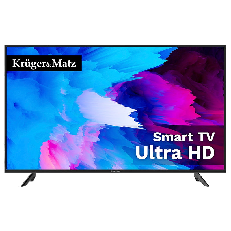 TV 4K Ultra HD Smart 65inch & Kruger Km 0265uhd-s5 cu Bluetooth, Internet WiFi, USB si Telecomanda