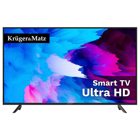 TV 4K Ultra HD Smart 65inch & Kruger Km 0265uhd-s5 cu Bluetooth, Internet WiFi, USB si Telecomanda