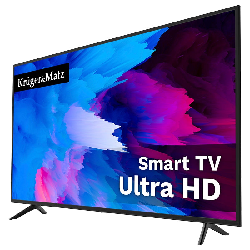 TV 4K Ultra HD Smart 65inch & Kruger Km 0265uhd-s5 cu Bluetooth, Internet WiFi, USB si Telecomanda