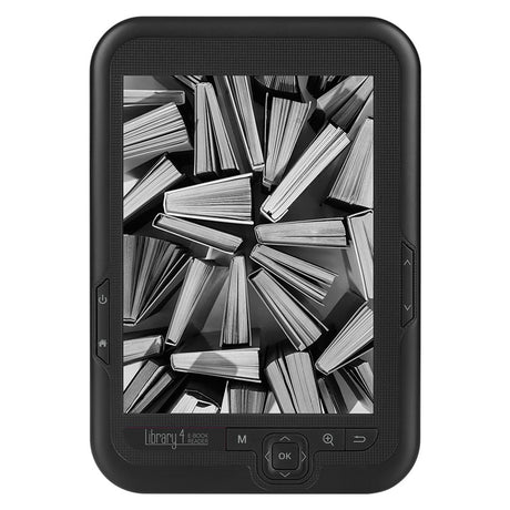 Ebook Reader 6 Inch E-ink Library 4 Kruger Km 0290 cu baterie 1400 mAh si USB