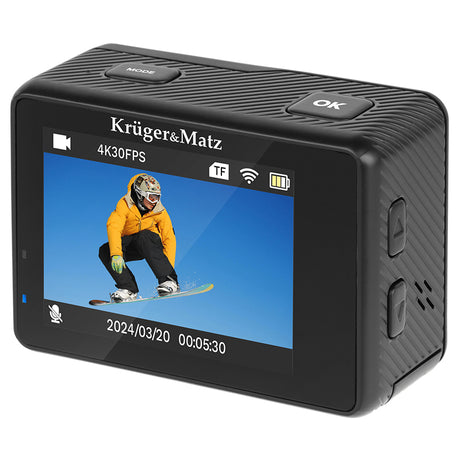 Camera Video Sport Vision & Kruger P 400 cu Internet WiFi, baterie 900 mAh, USB si Telecomanda