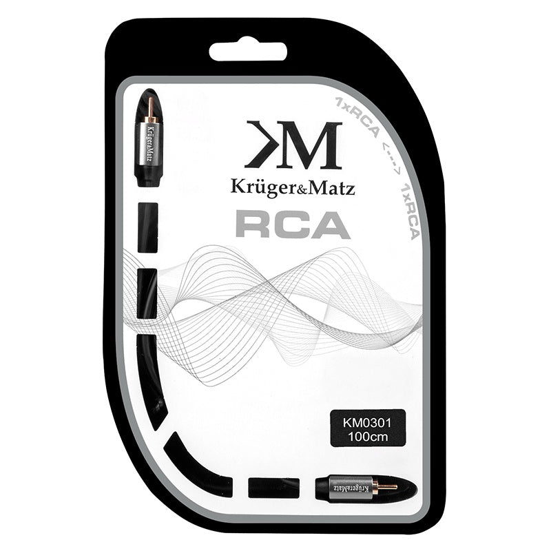 Cablu 1RCA-1RCA 1.0M Kruger&Matz