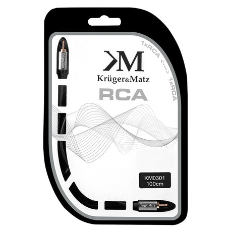 Cablu 1RCA-1RCA 1.0M Kruger&Matz