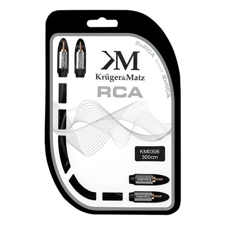 Cablu 2RCA-2RCA 3.0M Kruger&Matz
