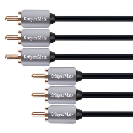 Cablu 3RCA-3RCA 1.8M Kruger&Matz