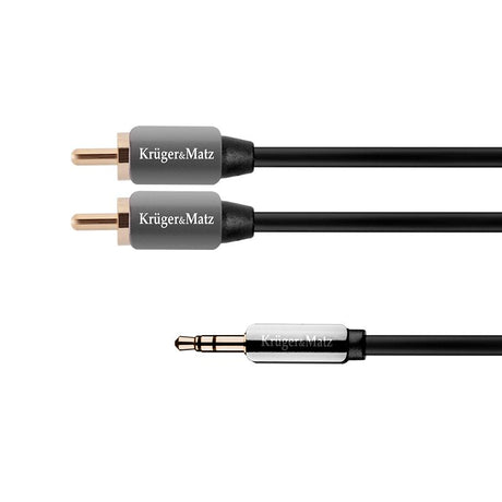 Cablu 3.5-2RCA 1.0M Kruger&Matz