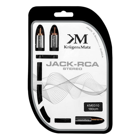 Cablu 3.5-2RCA 1.8M Kruger&Matz