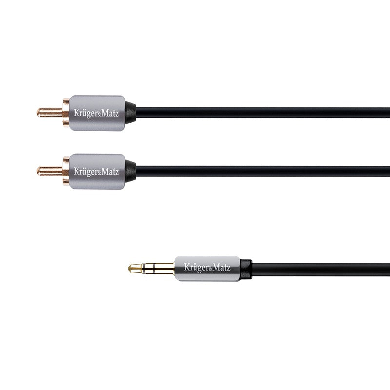 Cablu 3.5-2RCA 3.0M Kruger&Matz