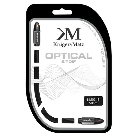 Cablu Optic TOSLINK-TOSLINK 0.5M Kruger&Matz