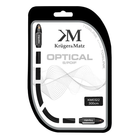 Cablu Optic TOSLINK-TOSLINK 3.0M Kruger&Matz