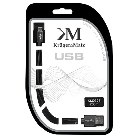 Cablu USB Tata-Micro USB Tata 0.2M Kruger&Matz