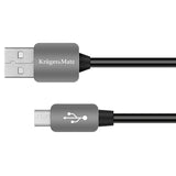 Cablu Tata-micro Tata 1.0m & Kruger Km 0324 cu USB