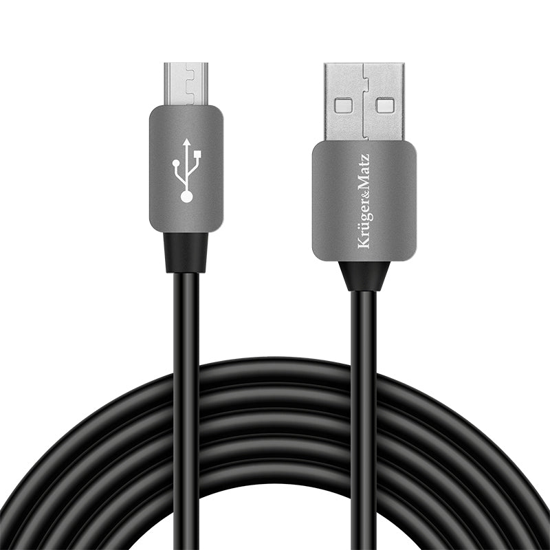 Cablu Tata-micro Tata 1.0m & Kruger Km 0324 cu USB