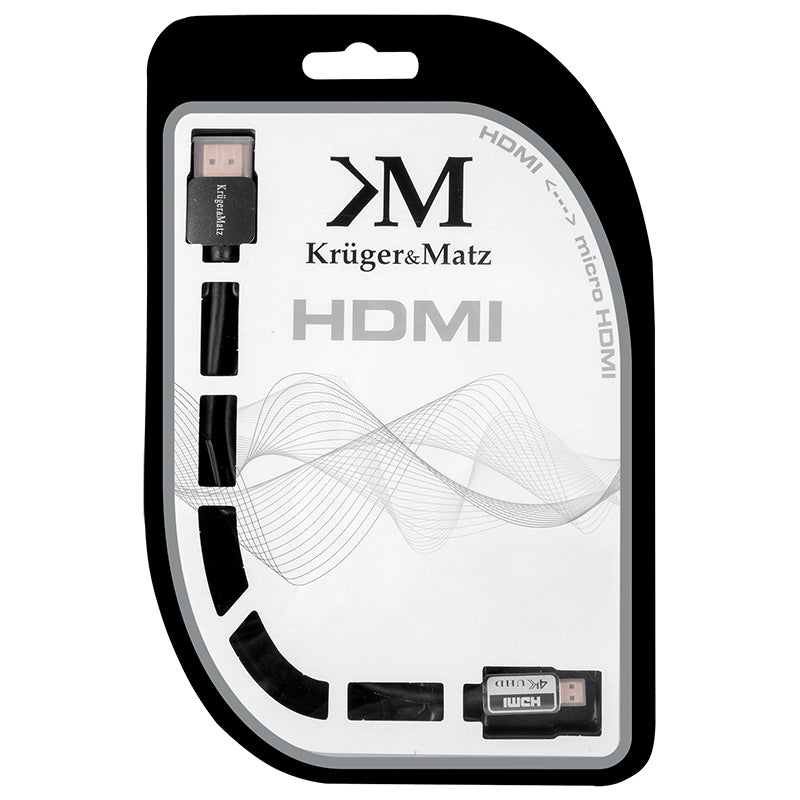 Cablu HDMI A-HDMI D 3.0M Kruger&Matz