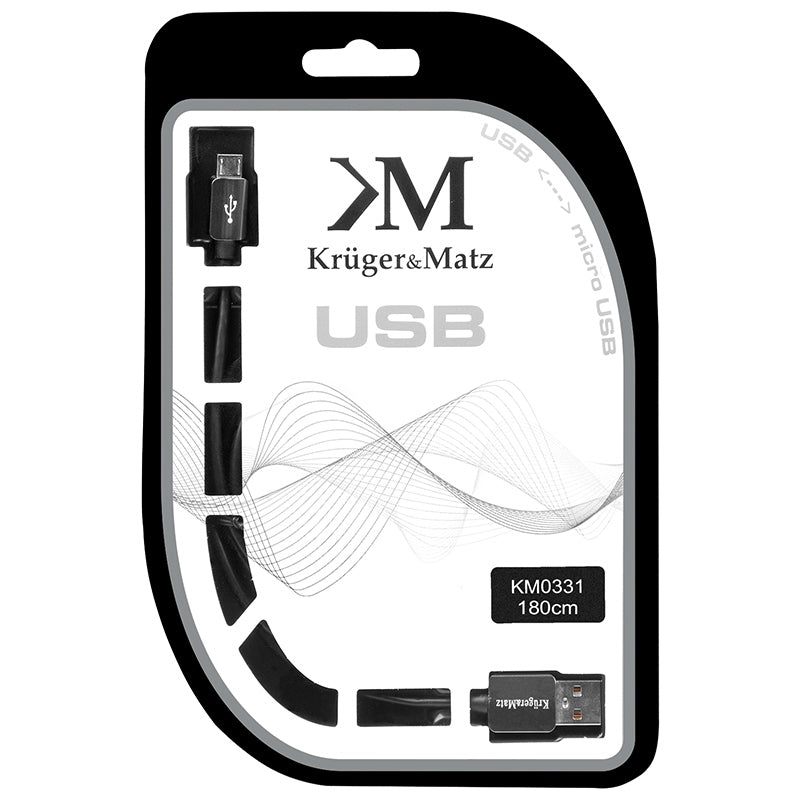 Cablu USB - Micro USB 1.8M Kruger&Matz