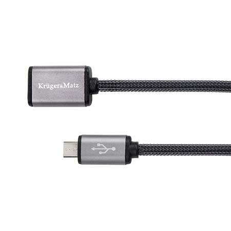 Cablu Prelungitor USB-Micro USB 0.2M Kruger&Matz