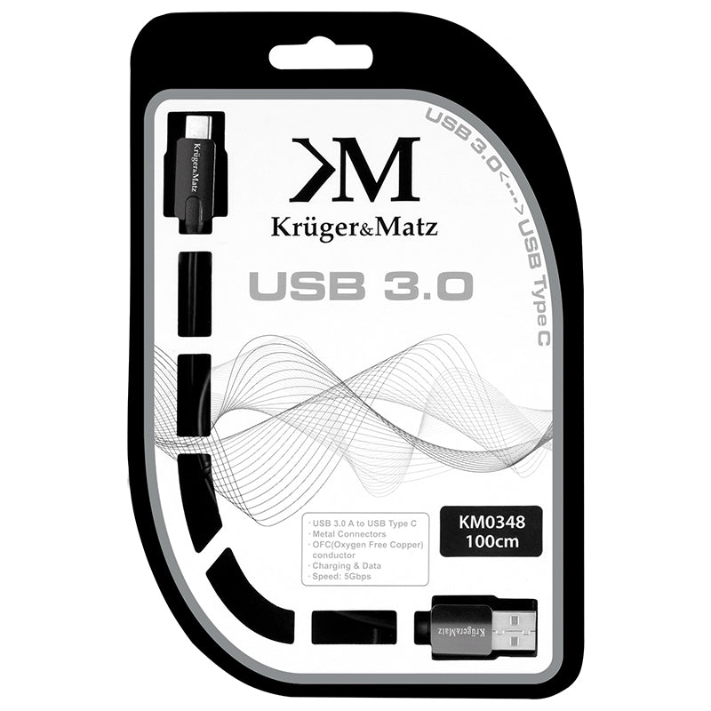 Cablu 3.0 Tata - Tata Tip C Kruger Km 0348 cu USB