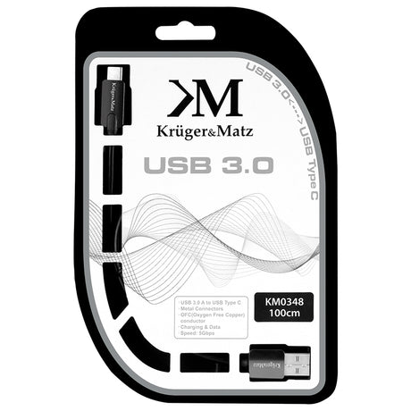Cablu 3.0 Tata - Tata Tip C Kruger Km 0348 cu USB