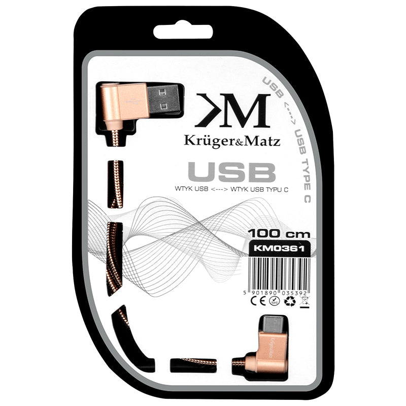 Cablu USB - USB tip C 1M Kruger&Matz