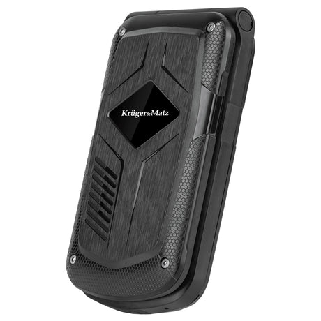 Telefon Rugged Iron 5 Flip & Kruger Km 0466 cu Bluetooth, radio FM, baterie 1200 mAh si USB