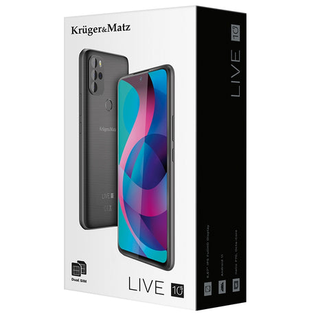 Smartphone & Kruger Live 10s cu Bluetooth, radio FM, Internet WiFi si baterie 5000 mAh