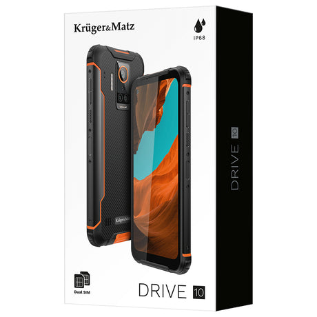 Smartphone Drive 10 Android 13 & Kruger Km 05002 cu Bluetooth, radio FM, incarcare wireless si Internet WiFi