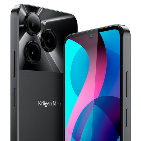 Smartphone Negru & Kruger Live 12 cu Bluetooth, radio FM, Internet WiFi si baterie 5000 mAh