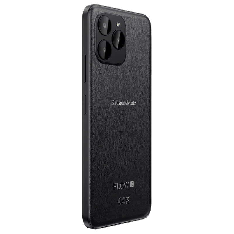Smartphone Negru & Kruger Flow 10 cu Bluetooth, radio FM, Internet WiFi si baterie 4080 mAh