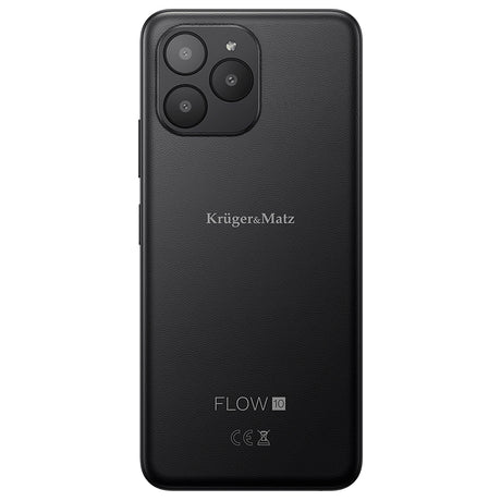 Smartphone Negru & Kruger Flow 10 cu Bluetooth, radio FM, Internet WiFi si baterie 4080 mAh